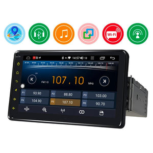 7 Inch Single Din Android Floating Head Unit
